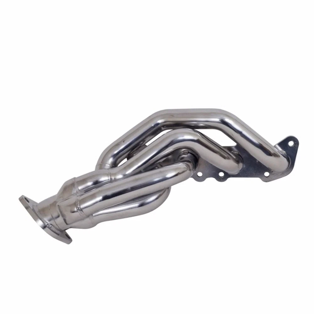 Fits 2011-2014 Mustang GT 1-3_4 Tuned Length Exhaust Headers-Silver-16320